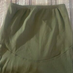 Poshdivah Olive Green Maternity Leggings Size Med EUC #M-030